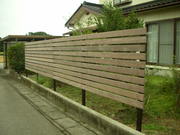 木製フェンス